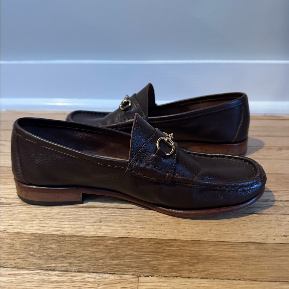 The Bit Mule Leather Loafers in dark brown - Picture 6 of 12